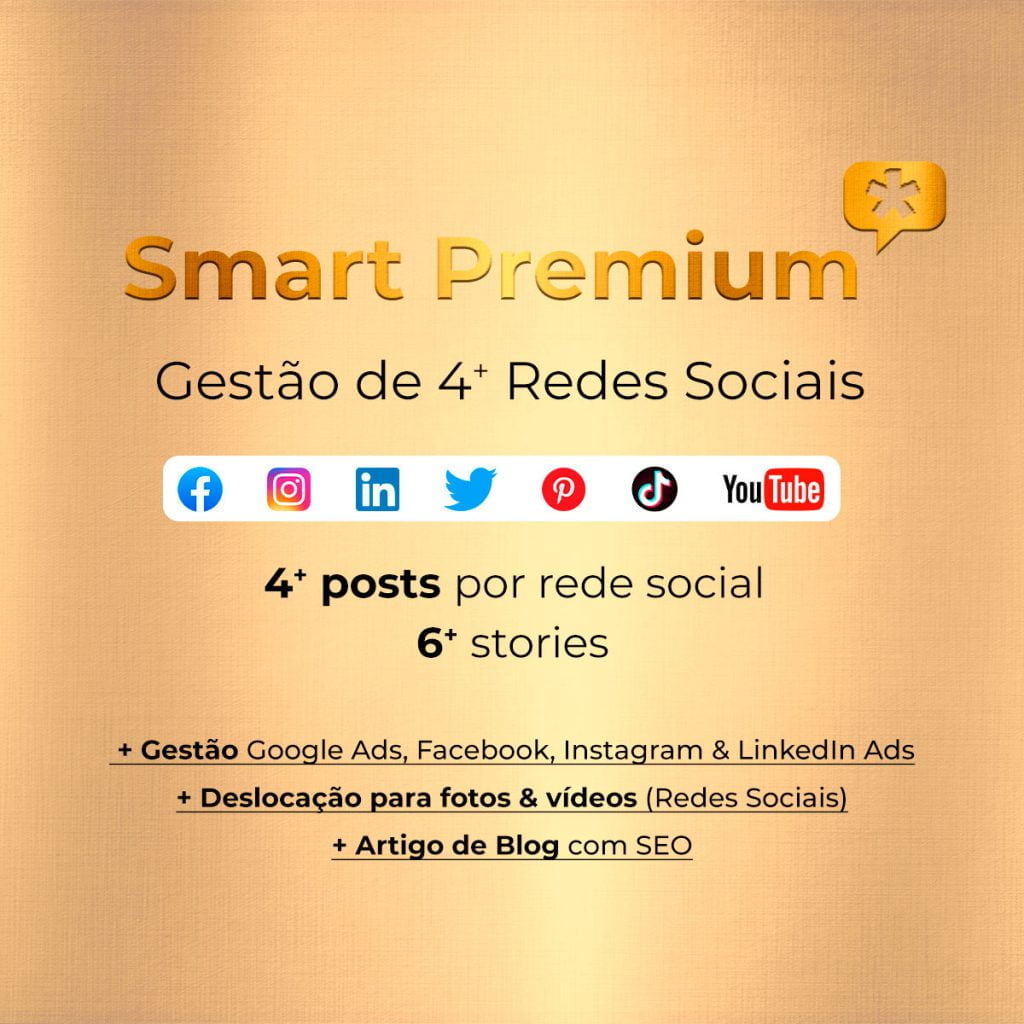 Smart Premium - Gestão de 4* Redes Sociais