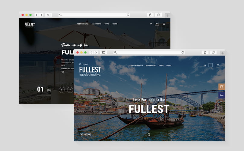 Case Study Website Grupo Fullest