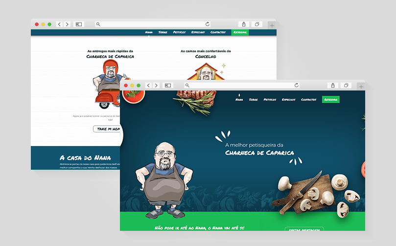 Case Study Website Nana Petiscos